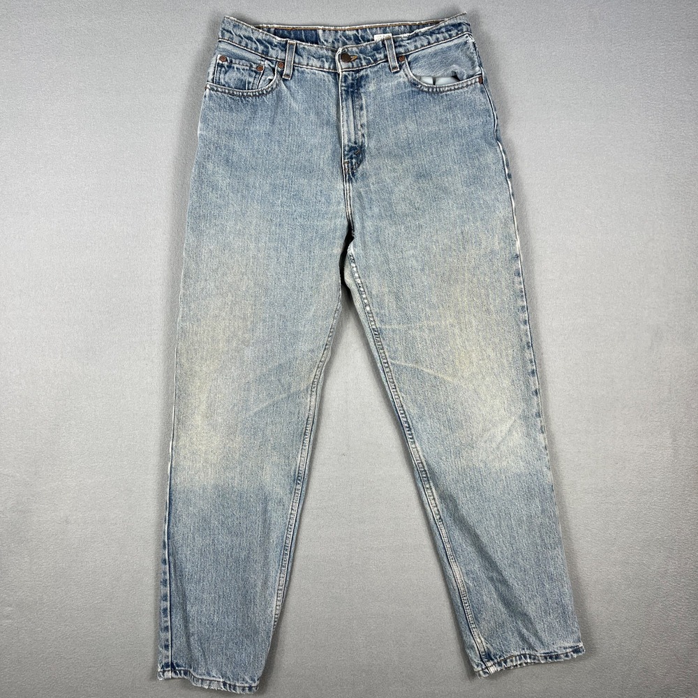 VTG Levis 560 Jeans Womans 13 M Loose Fit Straight Leg Grunge 90s Distressed USA